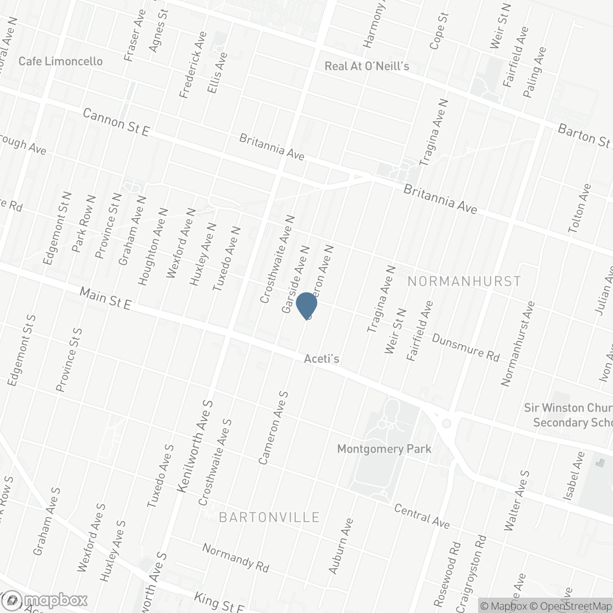 43 CAMERON Avenue N, Hamilton, Ontario L8H 4Y9